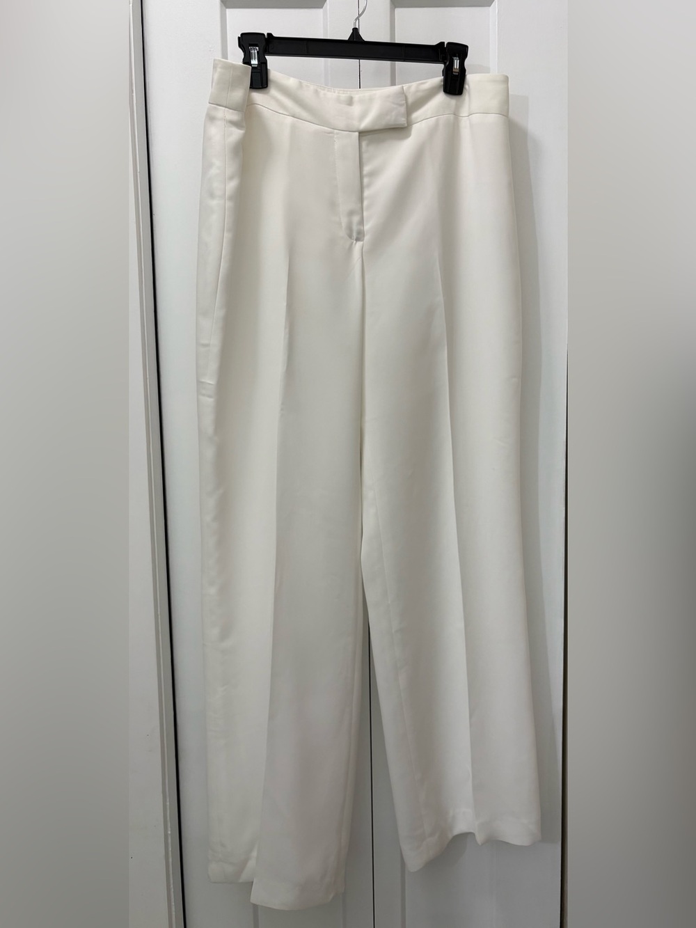 Jones pants Elegant High-Waist Wide-Leg Pants - White